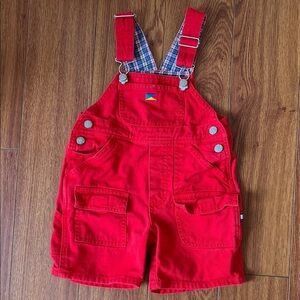 Vintage Beverly Hills Polo Club Red Kids Overalls